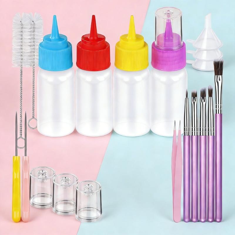 Multipurpose Baking Tool Set For Decorating Cookie Chocolate Biscuits Cakes Cupcake With Tweezers Squeeze Bottles Funnel