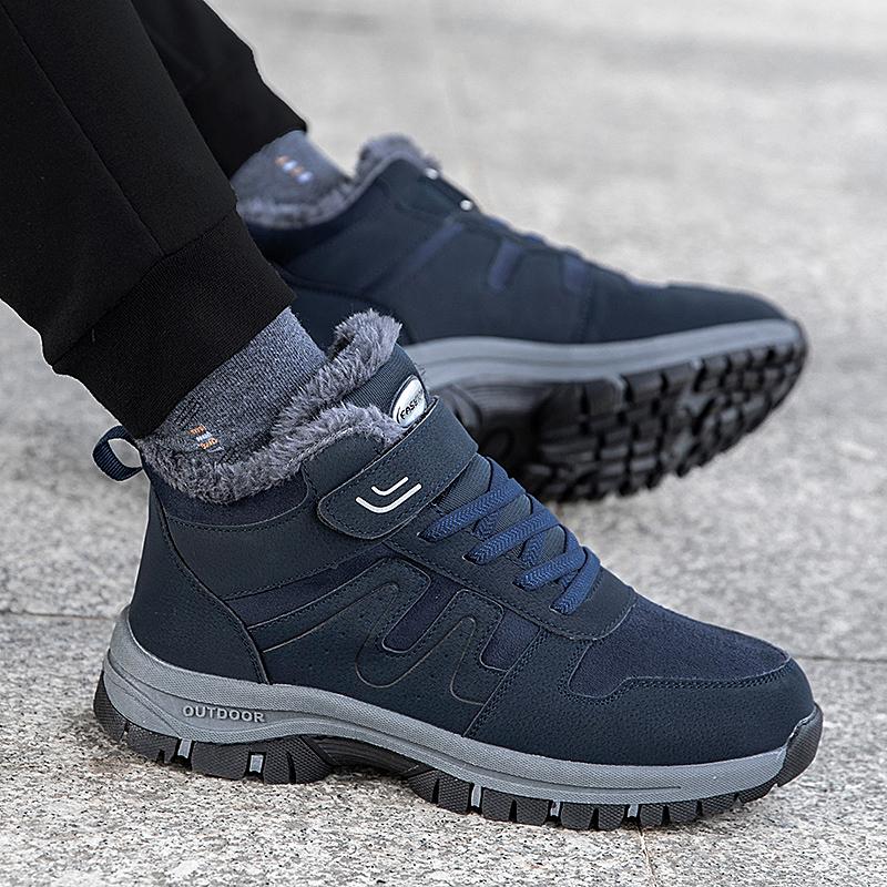 Cloth shoes big foot bone winter cotton shoes piled medium thickened sports shoes