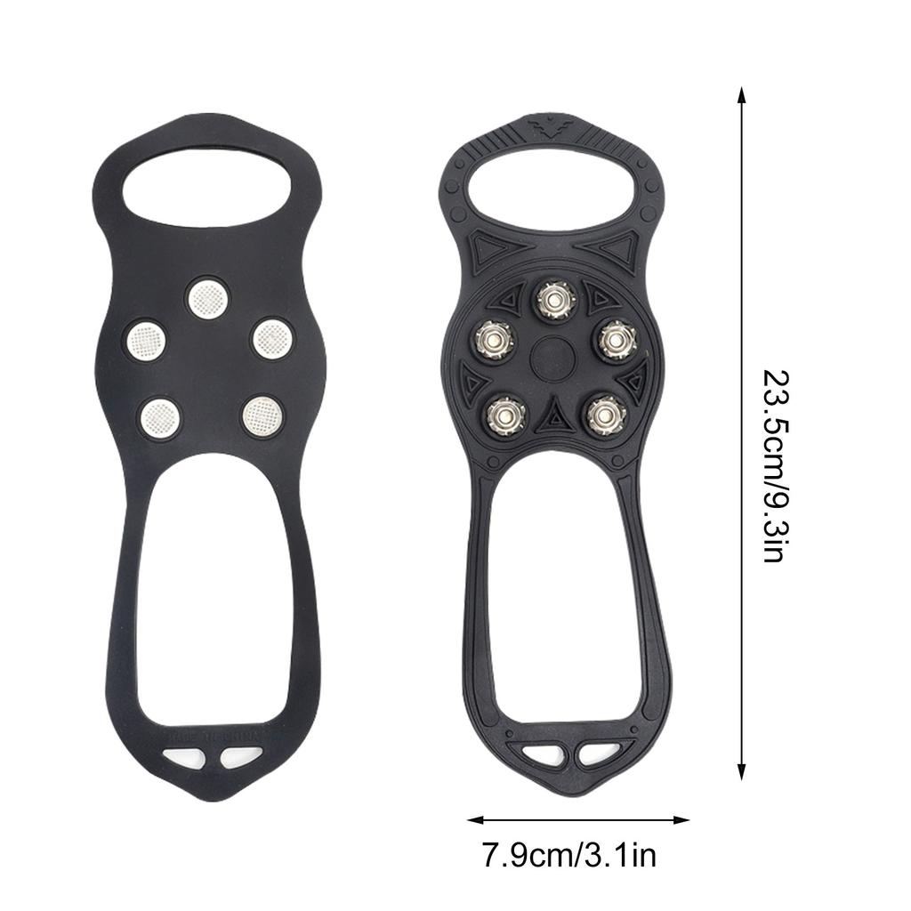 (Freude wählen)Grippers Schneegriffe Winterschuhe Stiefel Riemen Metallspikes Nieten Universal