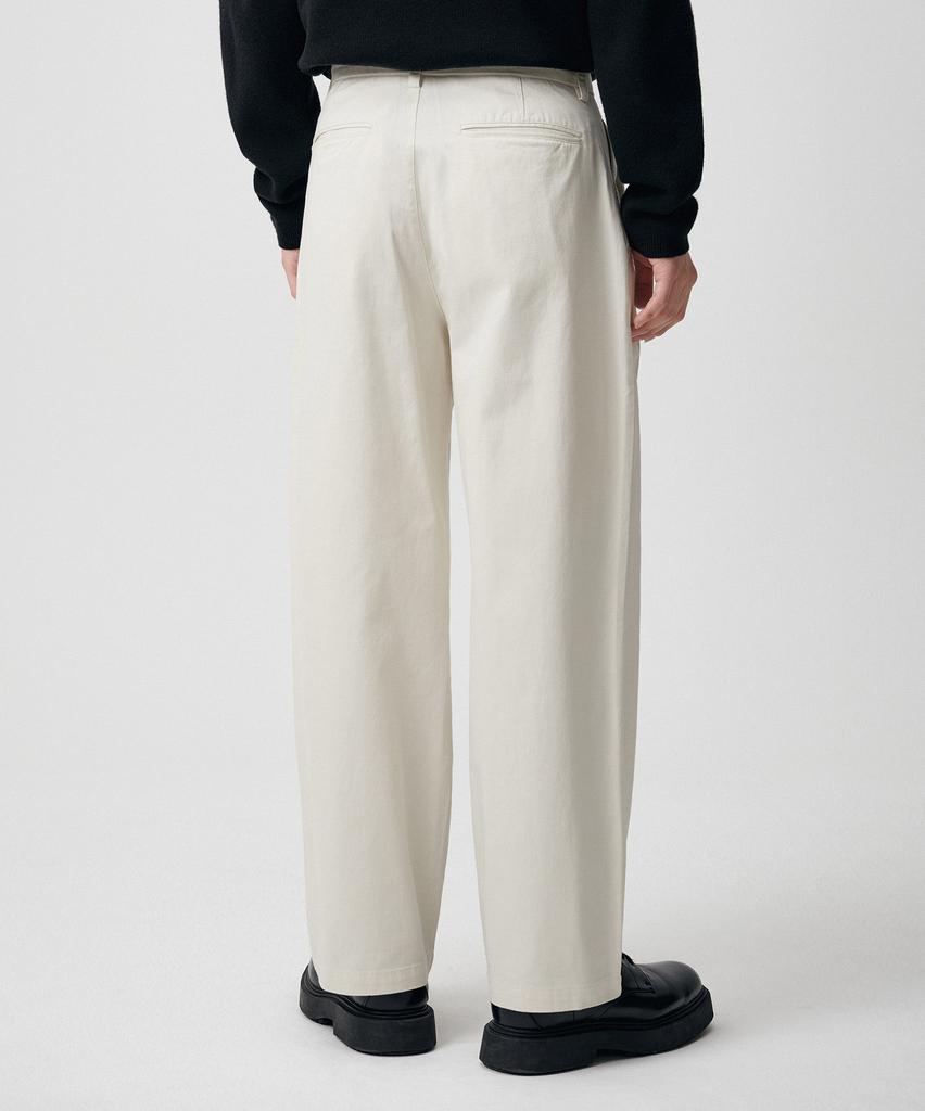 Musinsa Standard Three-Puck Semi-Balloon Chino Pants [Cream]