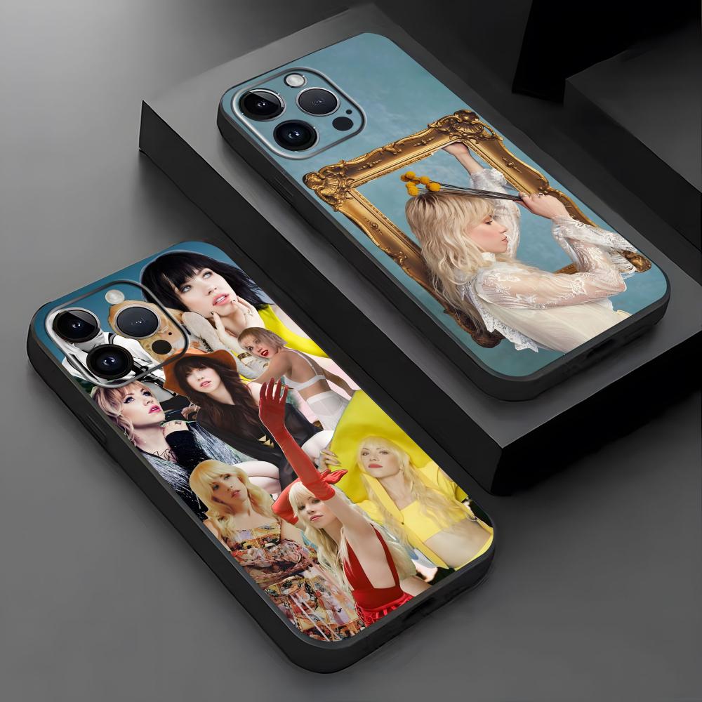 singer carly rae jepsen (0) Phone Case For iPhone17 16 16e 15 14 13 12 11 Plus Mini Pro Max Soft black Shockproof Cover