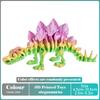 Tirannosauro Rex Stampato 3D Modello di Dinosauro Realistico Articolato Completamente Mobile Regalo di Compleanno Animali Realistici Decorazione da Scrivania