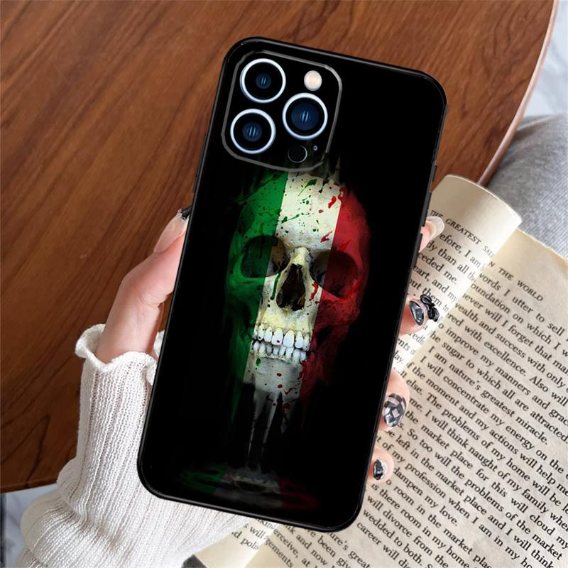 Italy Flag Phone Case For iPhone 17 Air 11 14 15 16 Pro Max Plus 12 13 Mini 16e 17 Pro Max Back Cover