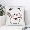 Panda Bear Couple Anime Cartoon  Pillowcase Polyester Cushion Cover Gift Bubu And Dudu Pillow Case Cover Home Dropshipping