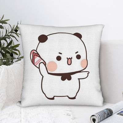 Panda Bear Couple Anime Cartoon  Pillowcase Polyester Cushion Cover Gift Bubu And Dudu Pillow Case Cover Home Dropshipping