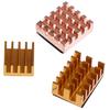 3Pcs/Set Raspberry Pi 4B Copper Cooling Pad Heatsink Radiator Cooling Kit