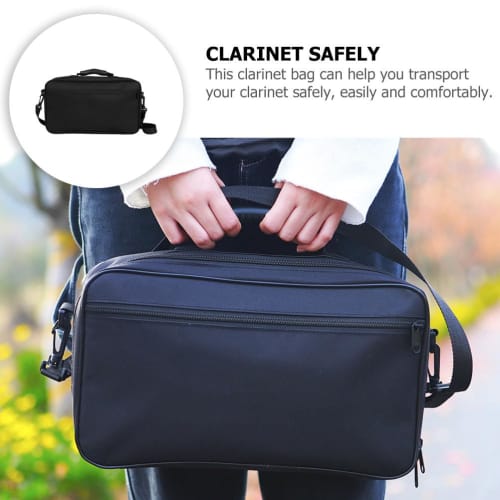 HOLIDYOYO Oboe Bag, Clarinet Case, Shockproof, Waterproof, Shoulder Bag for Clarinet and Oboe Protection, Easy To Grip, Wind Instrument Accessories