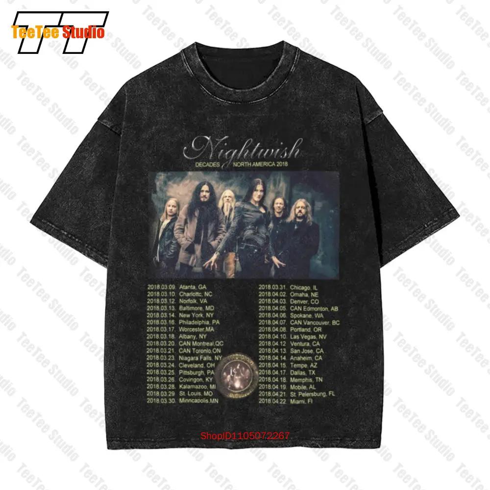 Nightwish Decades Tour Dates Vintage Oversized TShirt IK S