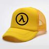 Fashion Casual Half Life  Game Logo Print Baseball Caps Unisex Women Parentchild Hats Mesh Visor Outdoor Sun Hat Adjustable Caps