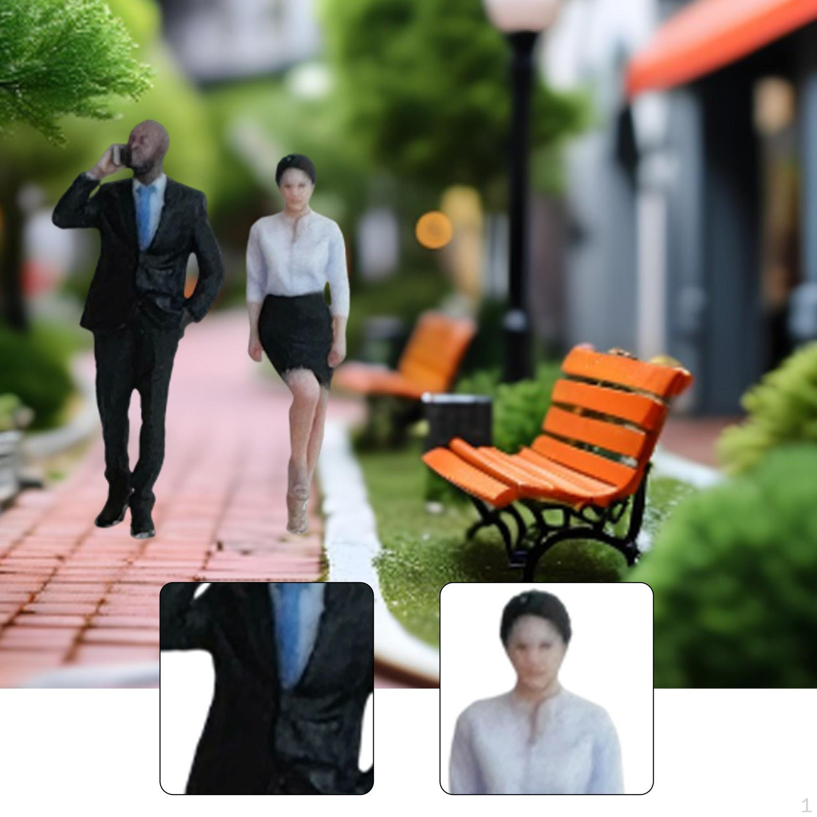 

1/64 Фигурки людей Модель персонажа Реалистичные Коллекционные Реквизит для фотографии Стоящие Фигурки Style B