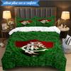3PCS Champions Celebration Printed Soft Bedding Set,Including 1pc Duvet Cover And 2pcs Pillowcases Perfect for Bedroom, Dormitory, Fan gift