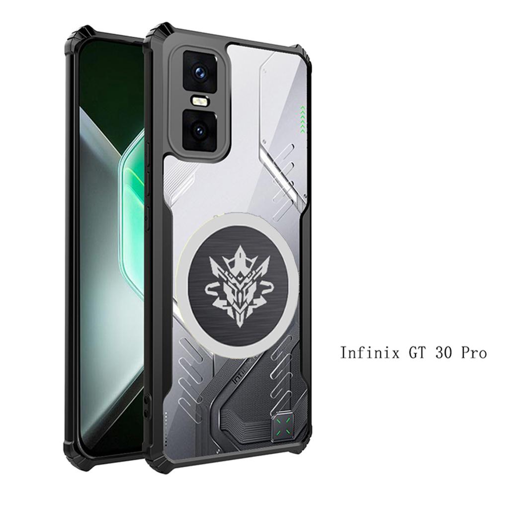 Cooling Case Suitable for Transsion Infinix GT 30 20 10 Pro Mobile Phone Case, Acrylic High-transparency Protective Case