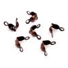 200pcs Connector Clasp Fitting 4*7mm Ball Chain Calotte End Crimps Beads Connector Components For DIY Jewelry Making Supplies