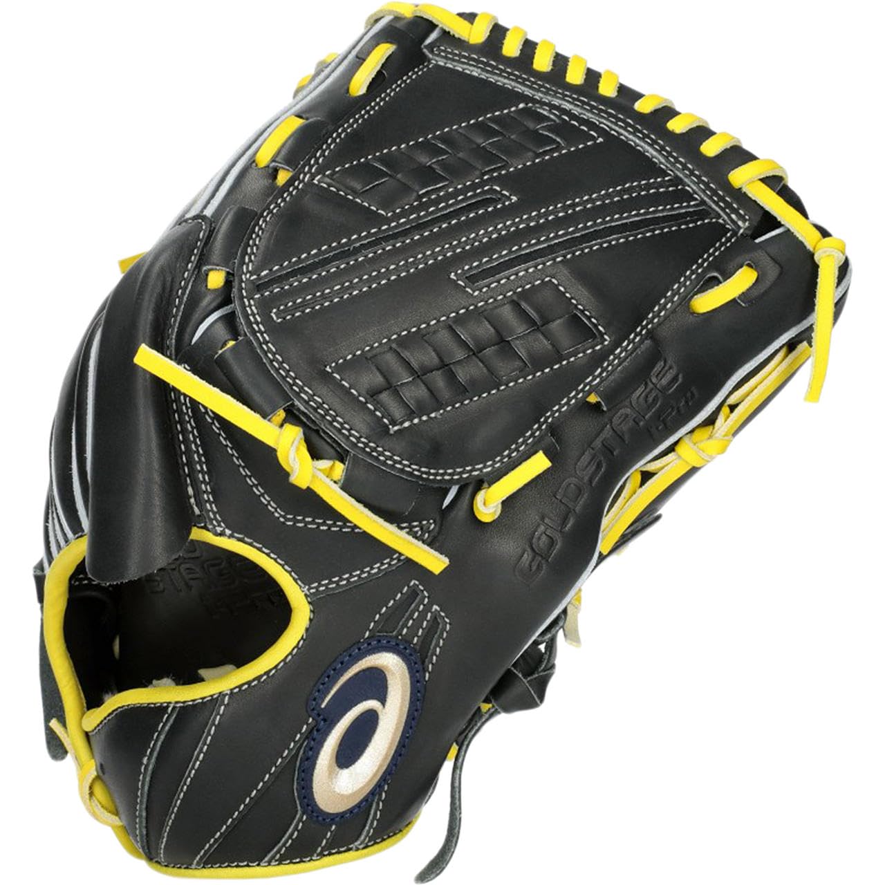 

ASICS Baseball Softball Glove GOLDSTAGE Glove 3121B283 005 LH (Asics) I-PRO Pitcher s (Black/P Gold)