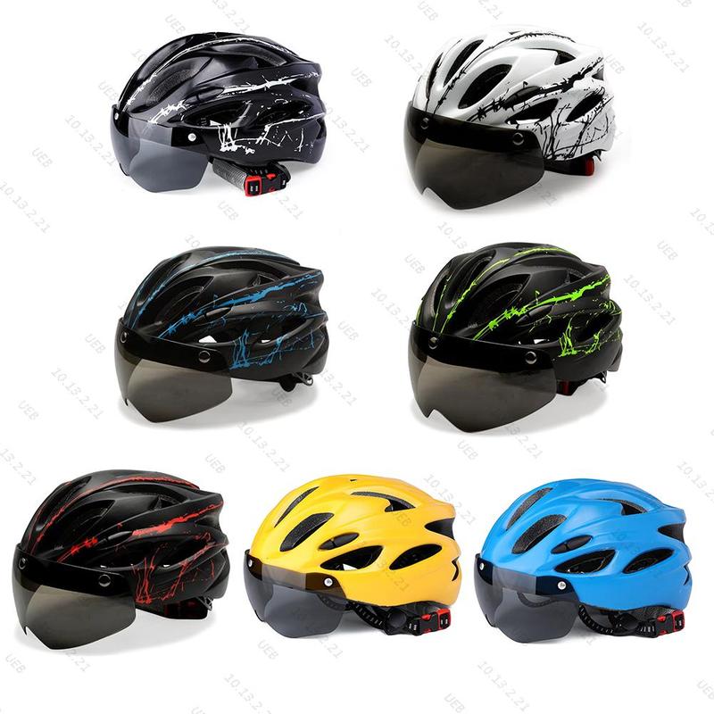 Bike Helmet Anti-collision Sport Cycling Helmet with Taillight Portable Lightweight Ultralight Adjustable for Skateboard Scooter