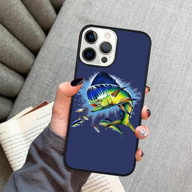 Mahi gamefish Mobile Phone Cases Cover For iPhone 17 Air 16 15 14 12 13 11 Pro MAX apple Plus Coque