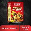 Pushp Brand Garam Masala (100g pack) (Pack of 10)