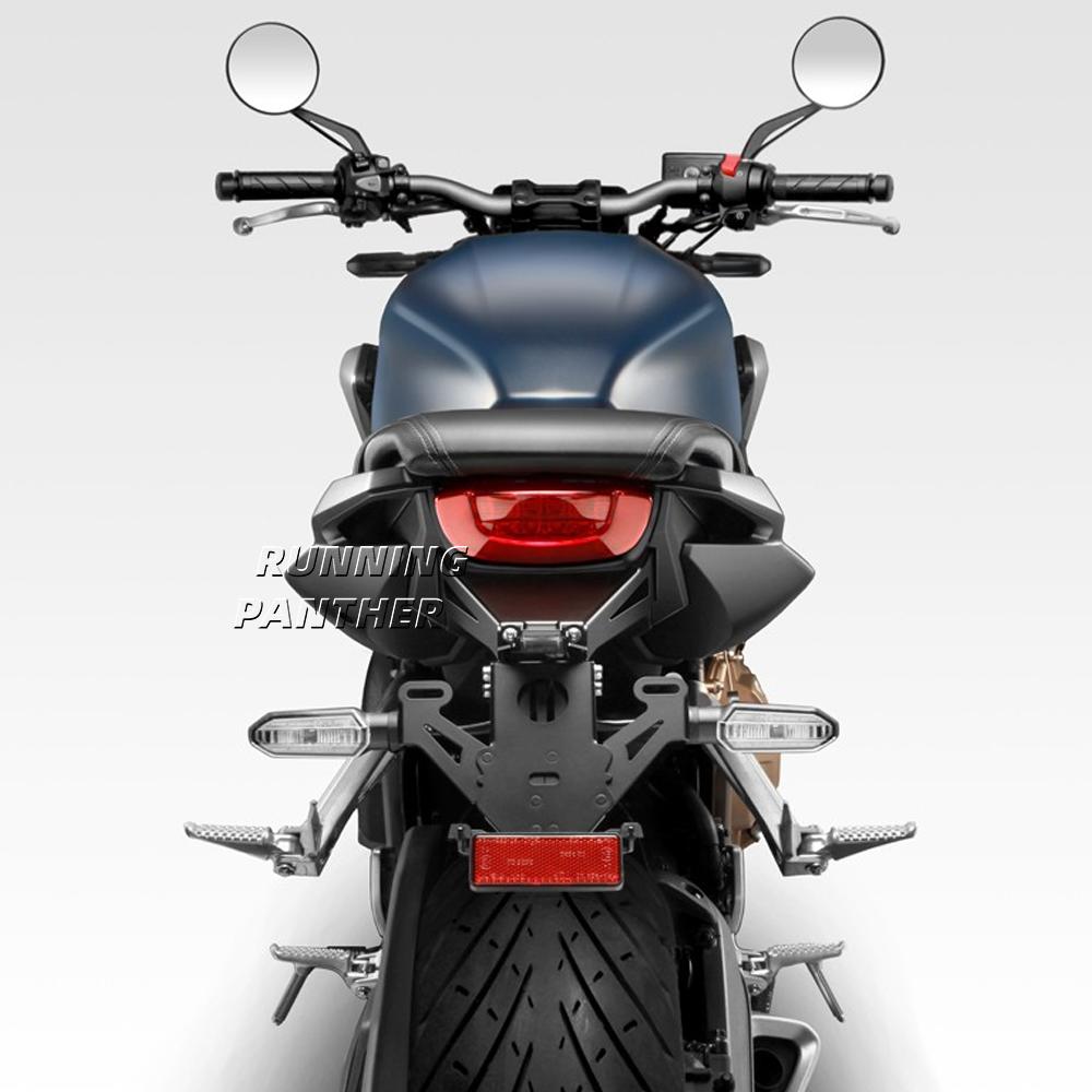 For HONDA CB 650R Cb650r CB650R 2021 2022 2023 License Plate Holder Rear Tail Frame Fender Eliminator Bracket License Plate Kit