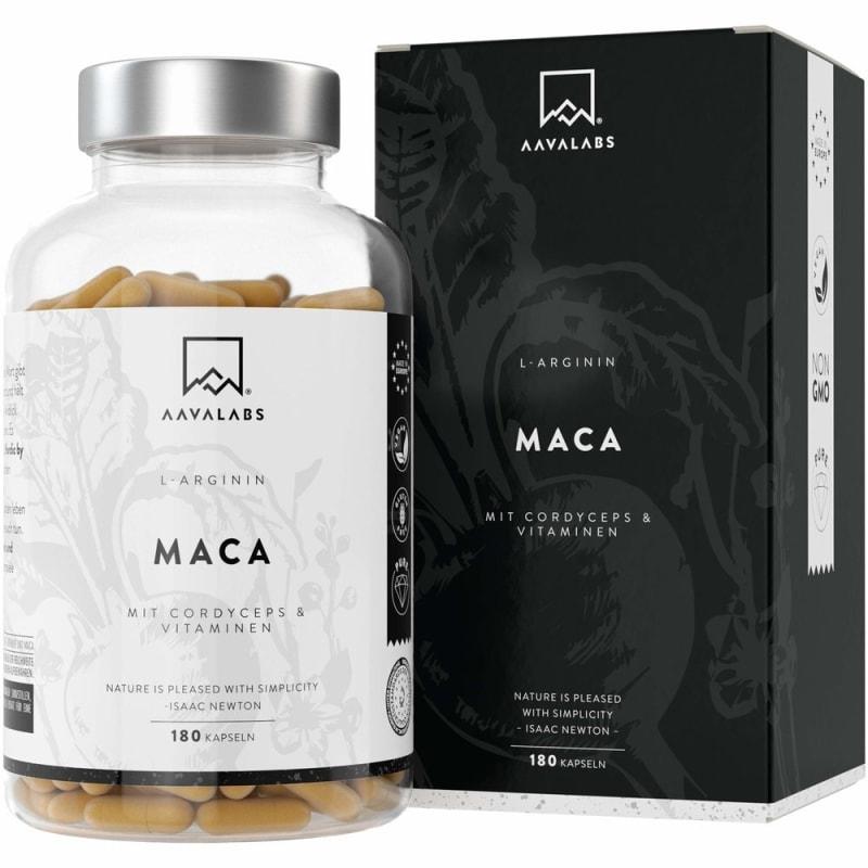 

AAVALABS MACA, L-Arginine 5600 mg, 180 Capsules