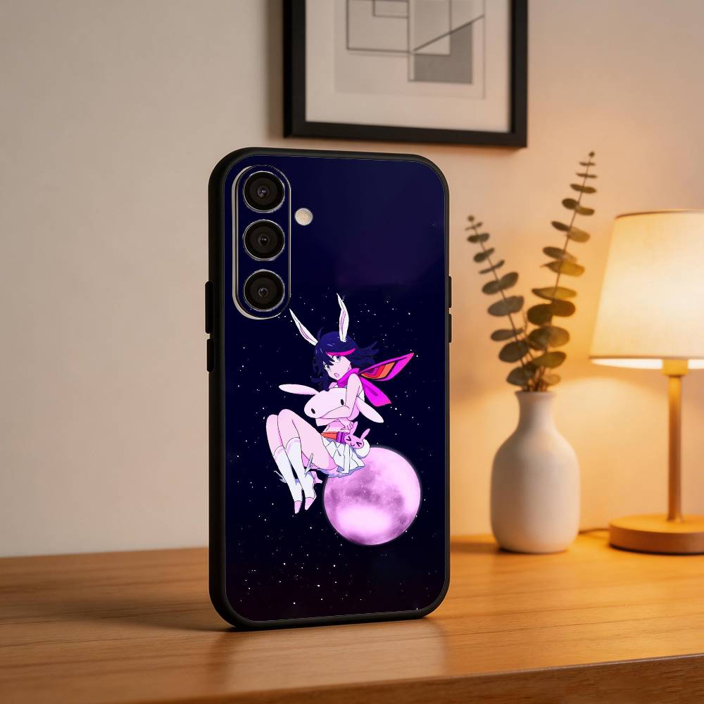 COOL K-Kill La Kill Phone Case For Samsung A73,72,71,A52,51,40,41,A22,A32,31,A13, Soft Black Shell