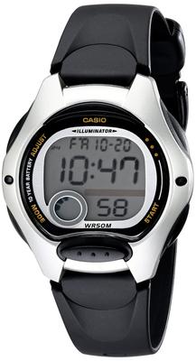 Women's Digital Watch LW-200-1AV 50 M Water Resistance and LED Light