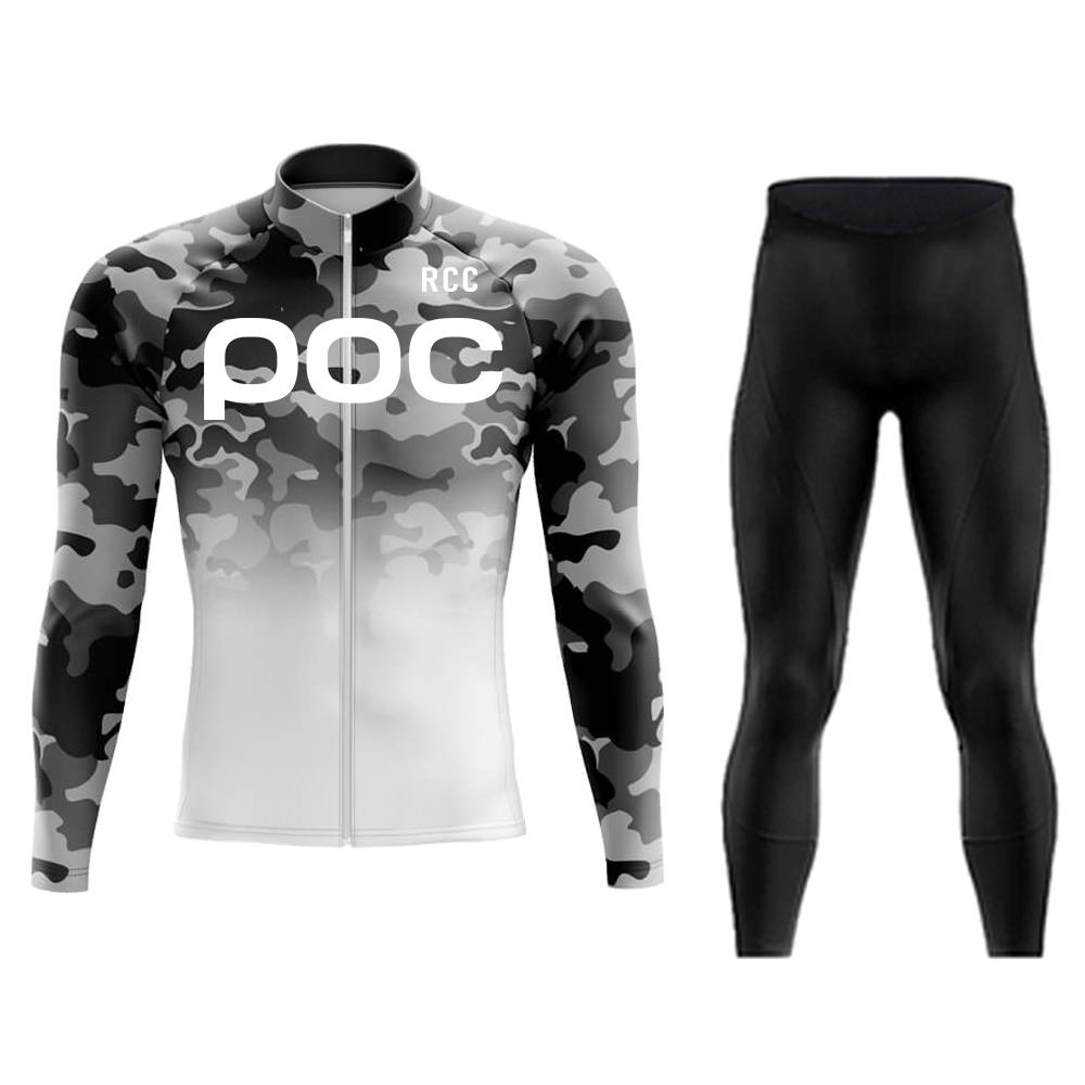 2026 Autumn Breathable Cycling Suit Set Men's Long Sleeve Sports Shirt Set Maillot Ciclismo Road Cycling Quick Drying 001