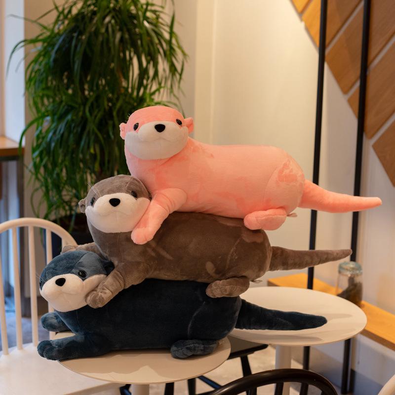 Adorable Otter Plush Doll Pillow - Perfect Animal Ornament & Children's Birthday Gift