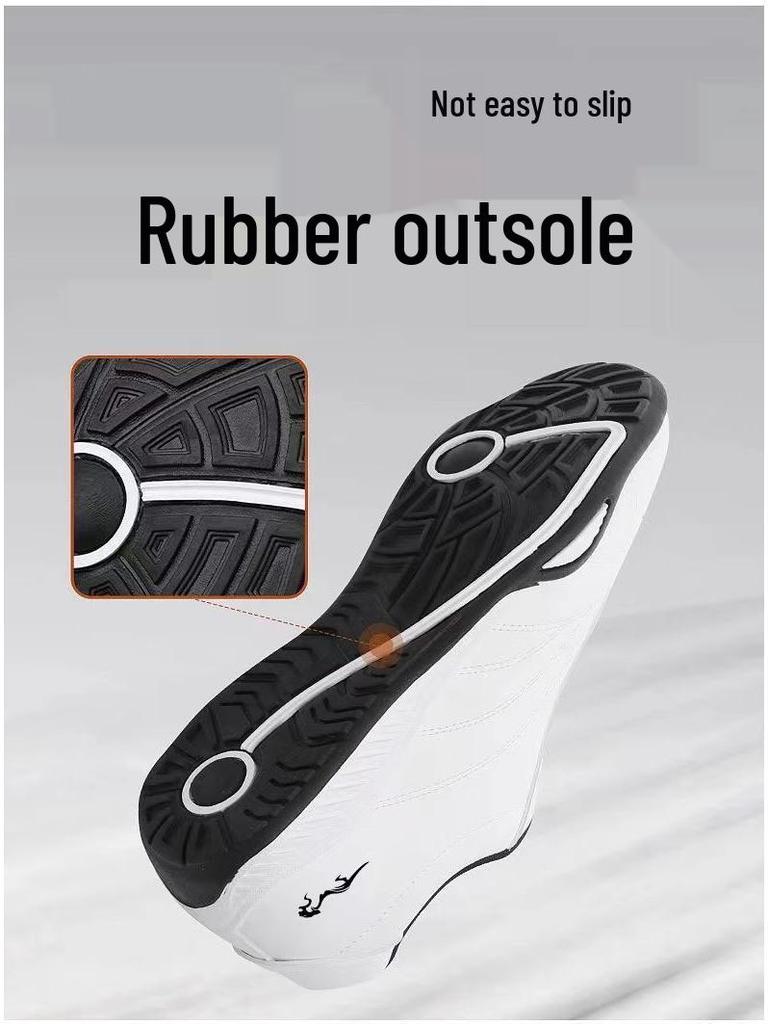 2024 Spring Men's Breathable Leather Running Shoes: Soft Sole, Casual Sports Style