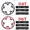 56T 58T 60T Aluminium Zink Zinklegierung Narrow Wide Kletterkraft Kettenblatt Kurbelgarnitur 130BCD Kettenblattplatte
