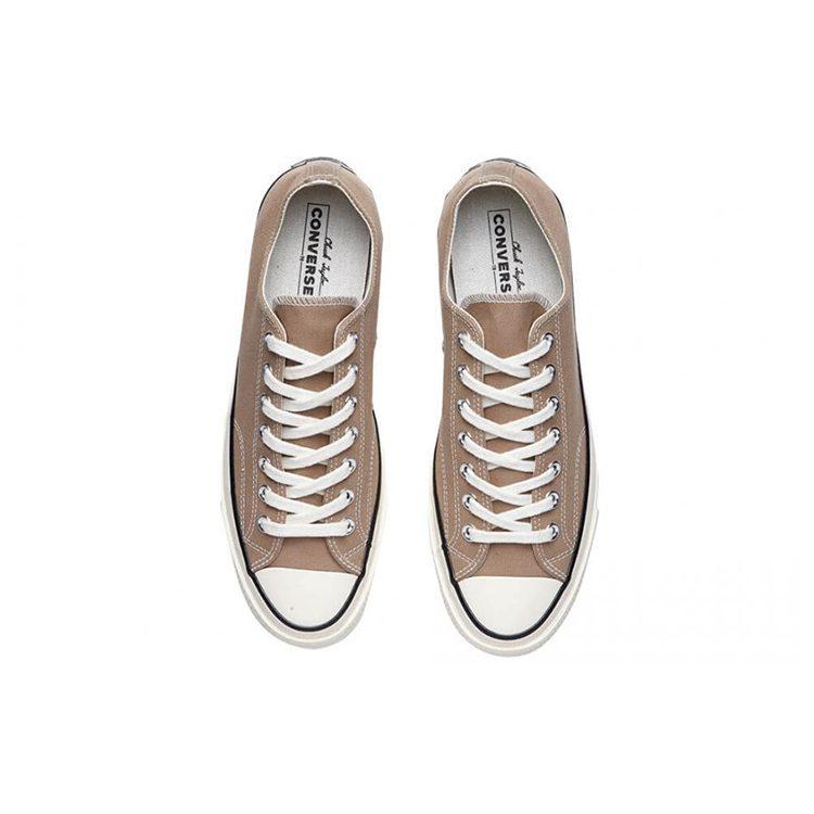 Converse Chuck 70 OX Low top Canvas Shoes Unisex Brown 161504c