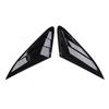 Fit  For KIA Optima K5 2020 2021 Car Rear Louver Window Side Shutter Cover Trim Sticker Vent Scoop ABS Carbon Fiber