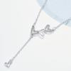 Light Luxury Exquisite Shiny Zircon Heart-shaped Pendant Necklace Women's Charming Zircon Fashion Personality Party Gift