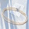 Retro-style Natural Baroque Freshwater Pearl Necklace, Clavicle Chain, and Bracelet Set
