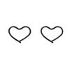 1 pár Elegantní dámské jednoduché náušnice ve tvaru srdce Dívčí večerní párty náušnice Etnický styl náušnice