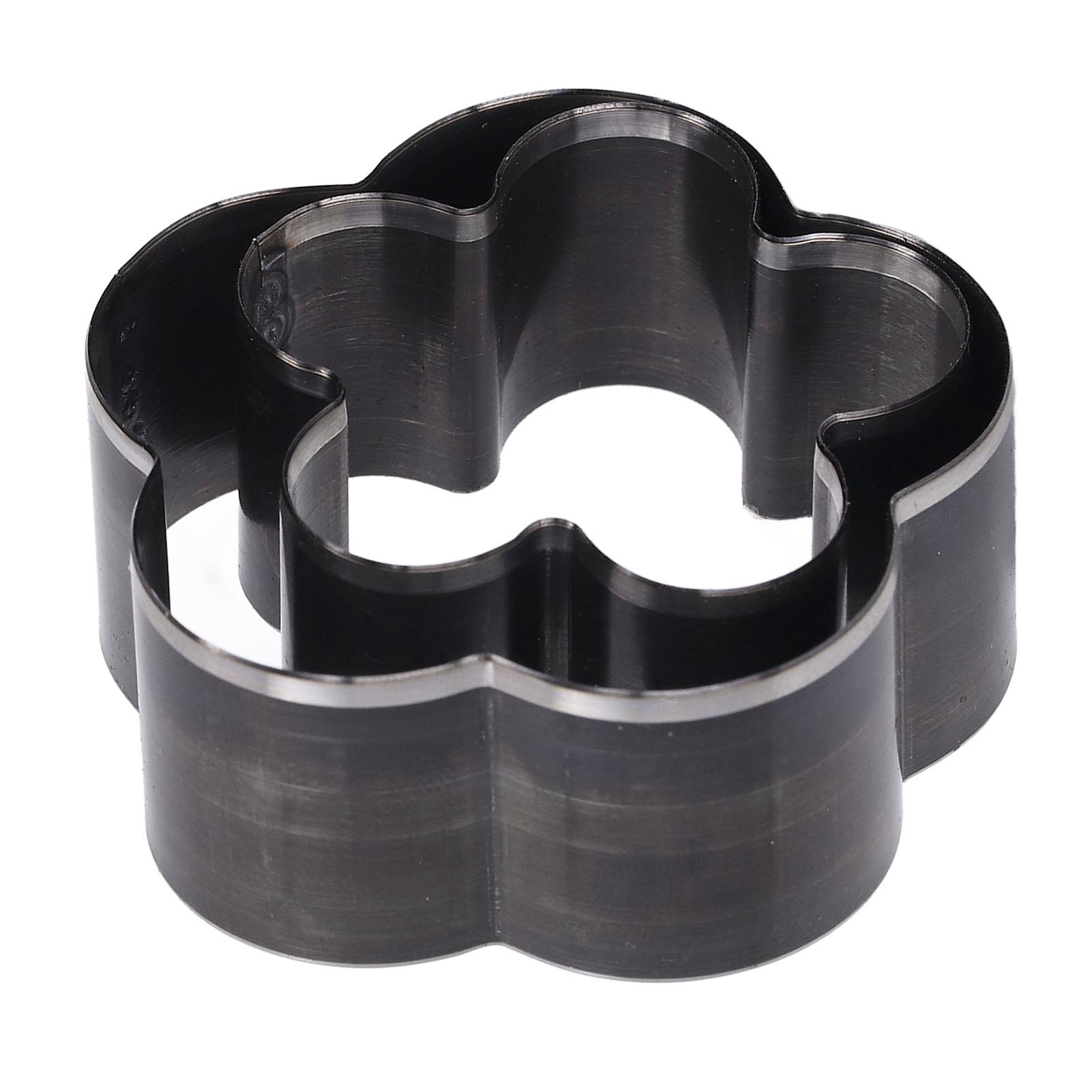 

Набор из 2 шт. штампов для резки кожи в форме цветка, ручная штамповка, инструменты для поделок из легированной стали 58 мм