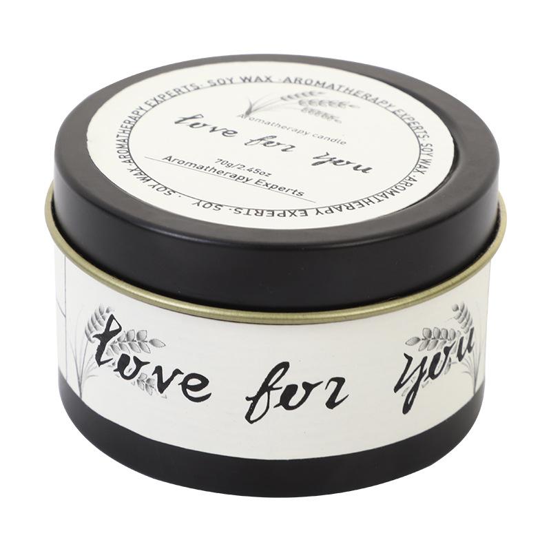 

Soy Wax-free Tinplate Can Scented Candle Household Scented Candle Wedding Souvenir Decoration Gold - English Pear Freesia