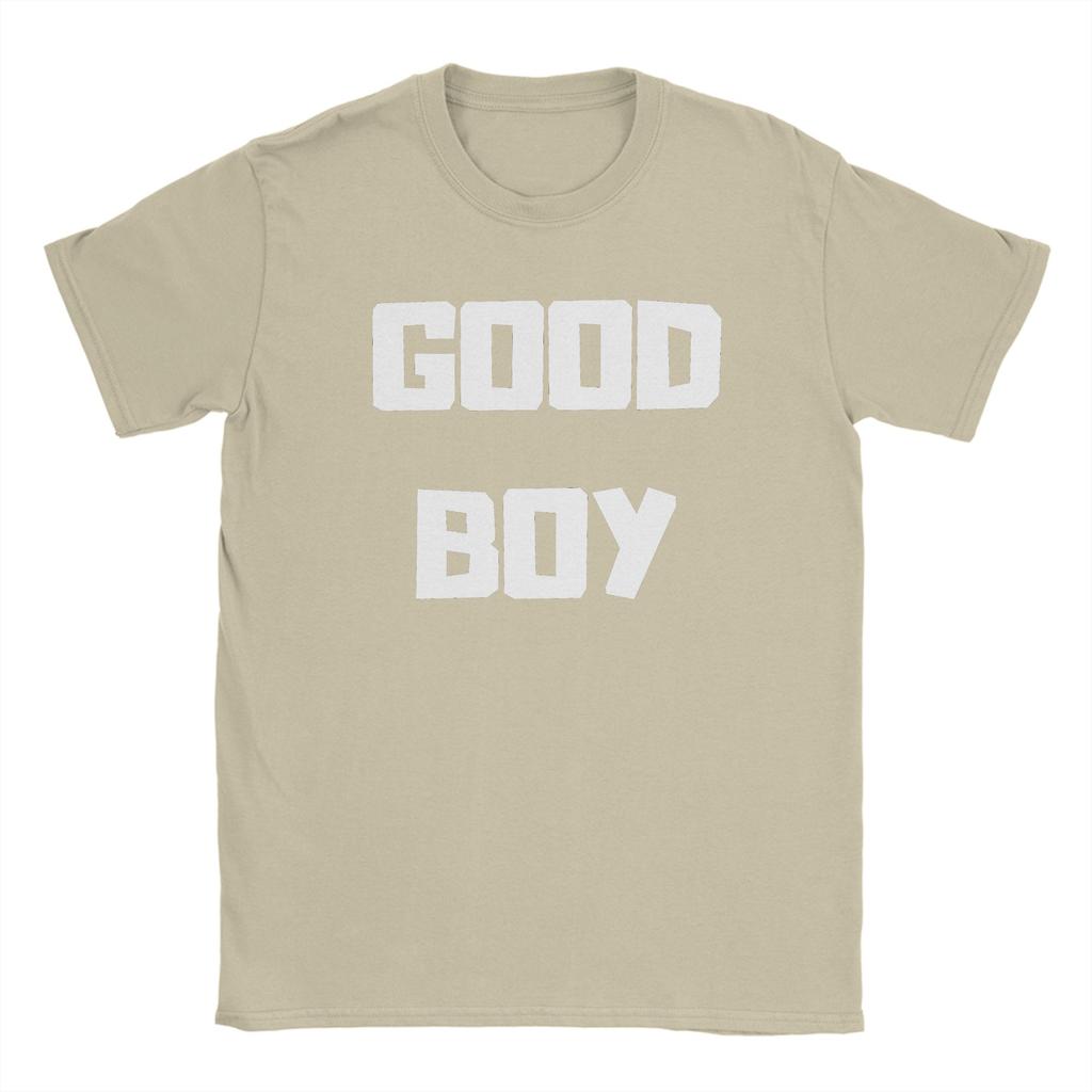 Camisetas Unisexes Good Boy 100% Algodón Ropa Vintage Manga Corta Cuello Redondo Camisetas Regalo de Cumpleaños Camiseta