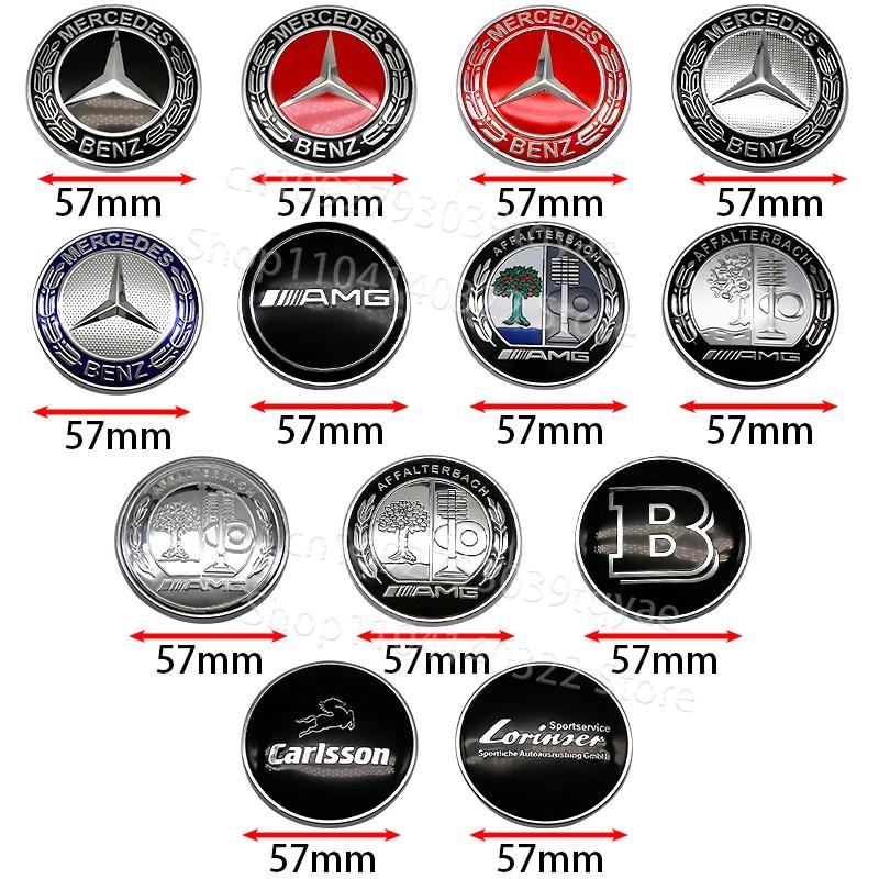 2025 Hot 1pc 57mm 2Pin AFFALTERBACH Tree Hood Sticker for AMG Mercedes-benz A35 A45 GT50 W177 W246 GLB SLK GLA AMG Hood Sticker