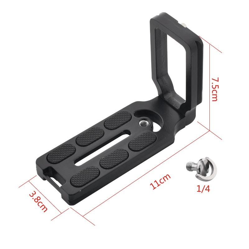 DSLR Kamera L-förmige Halterung, Arca-Swiss Vertikaler Horizontaler Wechsel Schnellwechselplatte für Canon Nikon Sony DJI Osmo