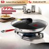 KOBACH Fifth Gen Non-Stick Antibacterial Stainless Steel Wok