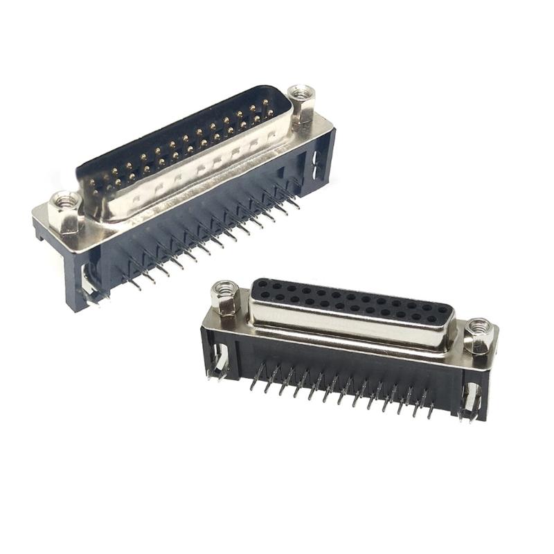 Male/Female Right Angles PCB Mount Connectors Signal Transmission Connector for Industrial & Sound Visual Equipment