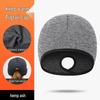 Winter Fleece Ponytail Hat: Windproof, Quick-Dry, Ear-Protecting for Running, Hiking, Cycling