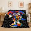 Cartoon Amizing Digtal Circus Pomni Soft Flannel Throw Blanket,Cozy Blanket for Bed,Couch,Sofa,Bedroom,Living Room,Picnic Kid