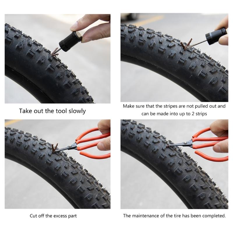 Bicycles Tubeless Kits for BMX and Road Mountain Bicycles Bike Tubeless Tire Tyre Repair Kits Tubeless Tyre Repair Kits