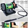Mini Desktop Sander 150W Wood Carving Jade Polishing Grinding Carving Machine Multifunctional Knife Grinder Carving Pen
