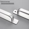 Aluminum Alloy No-Drill Handle for Glass, Wood, or Wardrobe Doors and Windows