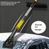 Extendable Pole Car Snow Brush Detachable Snow Scraper Snow Removal Tool  Automotive Use