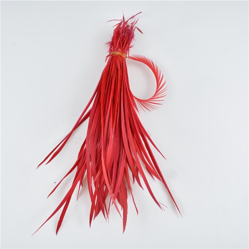 Färgade Naturliga Gåsfjädrar För Hårhantverk Fjädrar För Smyckestillverkning Flugbindningsmaterial Dekoration Karneval Drömfångare