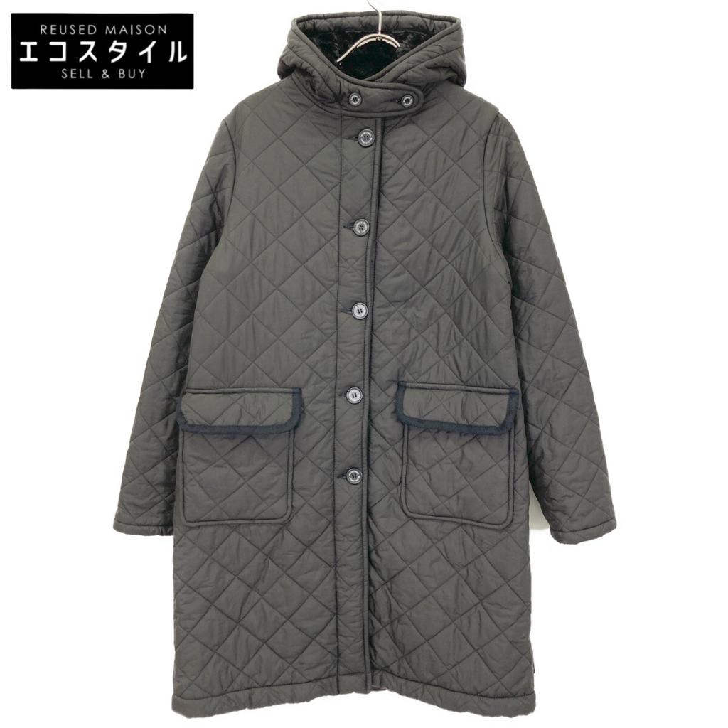 TRADITIONAL WEATHERWEAR BLACK GRANGE Fleece-lined Quilted Coat coat 44 blackUsed