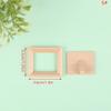 1Set 1:12 Dollhouse Miniature Photo Frame With Rear Cover Simulation Furniture Model Living Scene Decor Toy Doll House Accessories